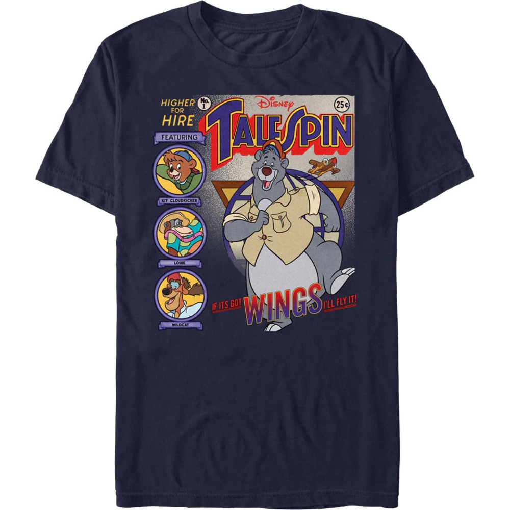Comic Book Cover Talespin Tshirt